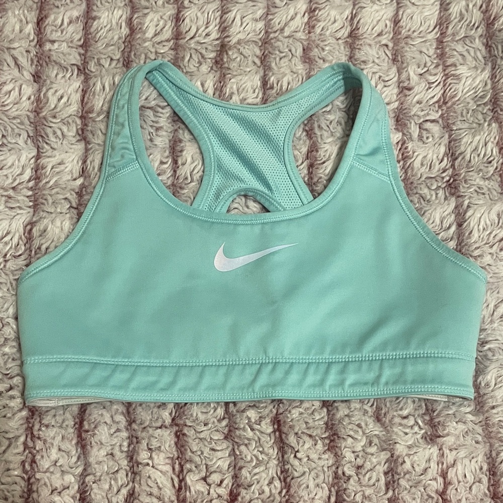 Nike Girls Reversible Teal Sports Bra